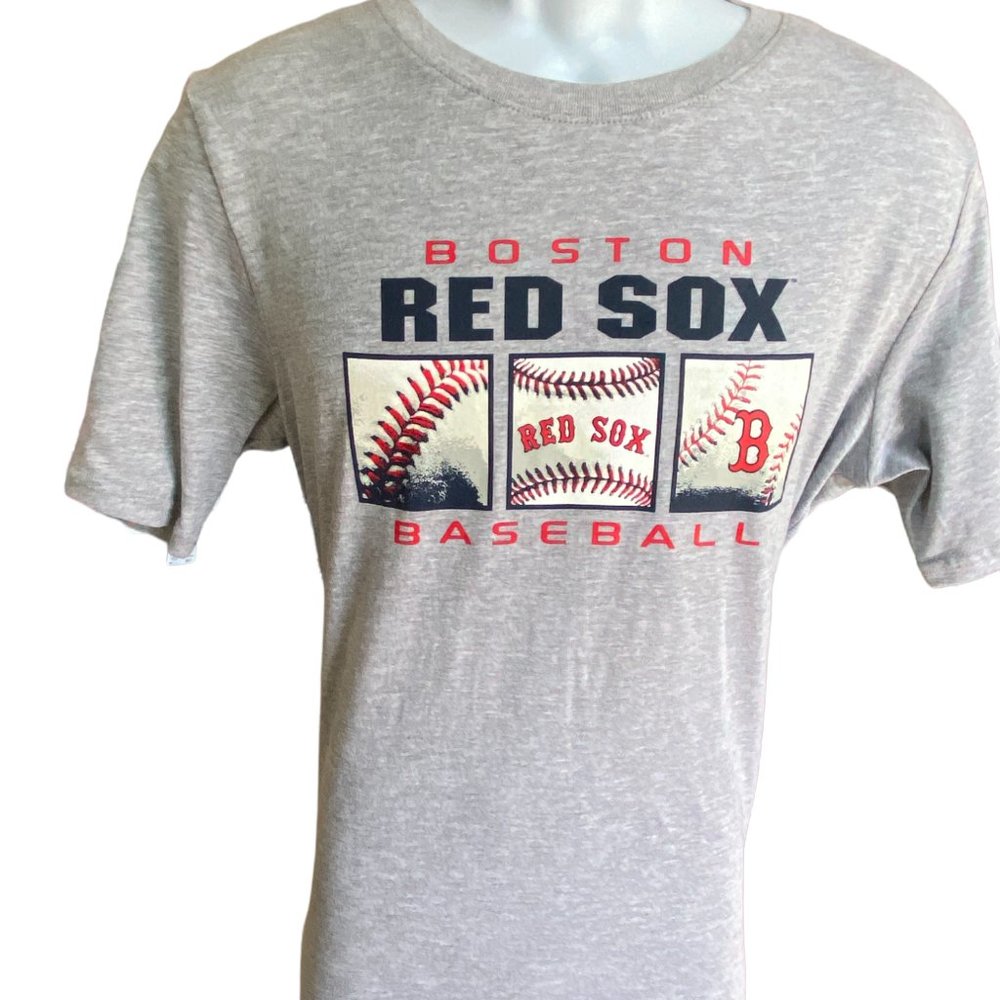 Youth XXL Gray Red Sox T-shirt